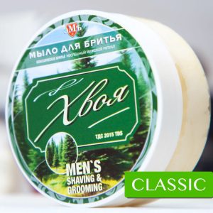 эМъ Хвоя, мыло для бритья 130гр. (улучшенная формула TDS JiS26 | EM26 | Classic Wet Shaving Formula (жировая)